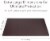 ZBRANDS // Brown Artificial Leather Desk Mat Pad Blotter Protector (36  x 20 ) Perspective: back