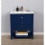 Design Element Group Logan 30  Single Sink Vanity in Blue Perspective: back