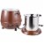 Sybo 10.5 Quart Electric Soup Warmer Commercial Crock Pot with Hinged Lid, Brown Perspective: back