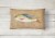 Carolines Treasures  8816PW1216 Rainbow Trout Canvas Fabric Decorative Pillow Perspective: back