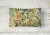 Carolines Treasures  JMK1010PW1216 Three Blue Parrots Canvas Fabric Decorative P Perspective: back