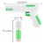 Interactive Cat Toy Stick Toy with Ball & Feather Perspective: back
