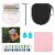 Kalimba, FIXM 17 Keys Thumb Piano Transparent Acrylic Material with Carry Bag, Tuning Hammer Perspective: back