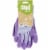 Mud® Simply Mud Women's Size Medium Gardening Gloves - Purple Perspective: back