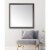Textured Expresso Farmhouse Square or Diamond Wall Mirror 29.5'' x 29.5'' Perspective: back