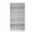 Better Home Products Harmony Wood Two Door Armoire Wardrobe Cabinet in White Perspective: back