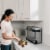 Ninja Foodi Digital Air Fryer Oven - Stainless Steel Perspective: back