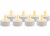 Night Splendor™ Flameless LED Tea Lights - White Perspective: back