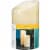 Sterno Home iFlicker Flameless LED Wax Pillar Candle - Cream Perspective: back