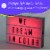 My Cinema Lightbox - 8 x6  - 100 LED Light Letters & Numbers - 3-Modes Black Perspective: back