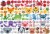 Emoji Puzzle Emoji Colors 100 Piece Jigsaw Puzzle Perspective: back