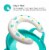 bbluv B0112L Poti Padded Toilet Seat Cover for Potty Training - Lime Perspective: back