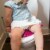 bbluv B0112P Poti Padded Toilet Seat Cover for Potty Training - Pink Perspective: back