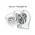 Optimus Portable Indoor 2 Speed Fan Personal Space Heater w/ Temperature Control Perspective: back