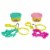 Play-Doh Mermaid and Unicorn Cutters and Modeling Compound Key Chains Perspective: back