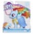 Hasbro My Little Pony Toy Rainbow Dash Dress-Up Figure - Blue Perspective: back