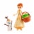 Disney Frozen 2 Small Anna & Olaf Dolls Perspective: back