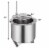 Double Fire Pit Patio Burner Bbq Grill Round Wood-Burning Flame Camping Site Perspective: back