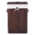 Slickblue Rectangle Hamper Laundry Basket Washing Cloth Bin Storage Bag Perspective: back