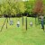 Slickblue 7-in-1 Stable A-shaped Outdoor Swing Set for Backyard Perspective: back