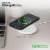 Hypergear 15391 ChargePad Pro 15W Wireless Fast Charger - White Perspective: back
