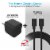 Naztech 15543 6ft Black 30W PD Wall Charger And USB-C Perspective: back
