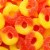 Albanese® Peach Rings Gummy Candy Bag Perspective: back