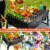 Portable BBQ Grill Foldable Charcoal Grill Lightweight Smoker Grill Perspective: back