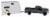 Grey Ford F-250 Super Duty with Attachable Horse Trailer Perspective: back