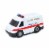 NewRay Die-Cast Mini Pull Back Rescue Vehicle Ambulance Perspective: back