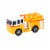 NewRay Die-Cast Mini Pull Back Rescue Vehicle Yellow Fire Truck Perspective: back