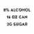 White Claw Hard Seltzer Surge Cranberry Single Can Perspective: back