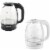 Better Chef 7-Cup Cordless Borosilicate Glass Electric Kettle With Led Light Black Perspective: back