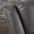 Jemma Tufted Slate Microfiber Swivel Gliding Recliner Perspective: back
