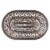 Jameson Home Haitian Outdoor Cast Aluminum Oval Dining Table Perspective: back