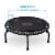 JumpSport 350 PRO Indoor Lightweight 39 Round Fitness Trampoline with 4 Videos Perspective: back