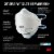 3M™ Aura™ N95 Particulate Respirator Perspective: back