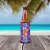 Letter F Football Green, Blue and Orange Ultra Hugger for slim cans Perspective: back