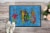 Carolines Treasures 8713JMAT Troical Fish and Seaweed on Blue Doormat 24x36 Perspective: back