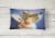Carolines Treasures 7405PW1216 Corgi Devotion Canvas Fabric Decorative Pillow Perspective: back