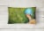 Young Voncile Still in High School Canvas Fabric Decorative Pillow Perspective: back
