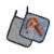 Carolines Treasures 8153PTHD Cooked Shrimp Cool Blue Water Pair of Pot Holders Perspective: back