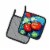 Carolines Treasures MW1148PTHD Vegetables - Tomatoes on the vine Pair of Pot Ho Perspective: back