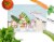 Merry Christmas Carolers Moscow Watchdog Glass Cutting Board Large Perspective: back