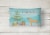 Bullmastiff Merry Christmas Tree Canvas Fabric Decorative Pillow Perspective: back