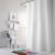 Corgi Watching from the Door Machine Washable Memory Foam Mat Perspective: back