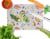 Carolines Treasures BB5198LCB Assortment of Cheeses Glass Cutting Board Large Perspective: back
