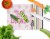 Carolines Treasures  BB5399LCB Ballet Dance Stripes Red Hair Glass Cutting Board Perspective: back