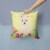 Carolines Treasures BB6042PW1414 Easter Eggs Westie Fabric Decorative Pillow Perspective: back
