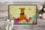 Carolines Treasures  BB6041MAT Easter Eggs Airedale Indoor or Outdoor Mat 18x27 Perspective: back